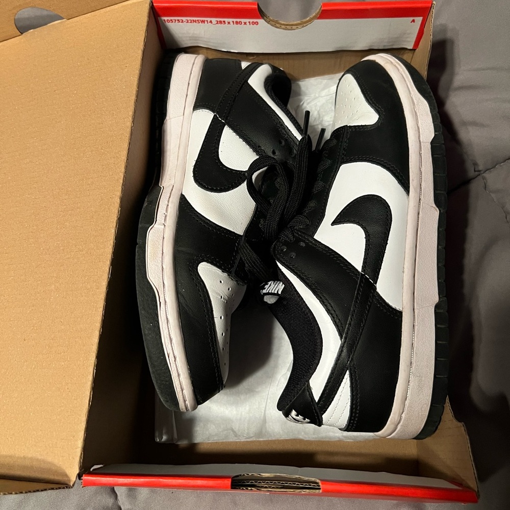 Nike Dunk Low in Black and White